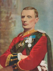 De Wijlen Generaal-Majoor A. G. Wauchope, Voormalig Commandant van de Highland Brigade in Zuid-Afrika. Gedood in Actie bij Magersfoutein, 11 december 1899