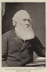 De wijlen zeer eerbiedwaardige Sir Austen Henry Layard, GCB, ontdekker van Nineveh