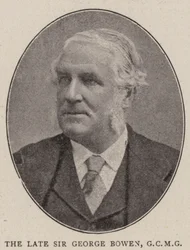 De overleden Sir George Bowen, GCMG