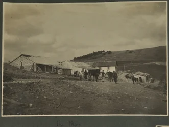 De Mess, waarschijnlijk op het Sound Ranging-trainingsstation in de Vogezen, 1915