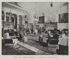 Het Nieuwe Empire Hotel in Buxton, de Lounge