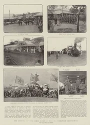 De opening van de Congo-spoorweg, de inauguratieceremonies