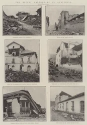 De recente aardbeving in Guatemala