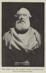 De Zeer Eerwaarde Sir Austen Henry Layard, GCB, Buste in het British Museum