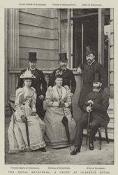 De Koninklijke Verloving, een Groep bij Clarence House