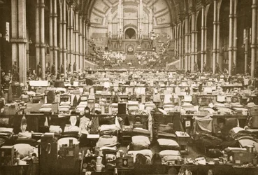 De Slaapzaal, Alexandra Palace, illustratie uit Duitse Gevangenen in Groot-Brittannië