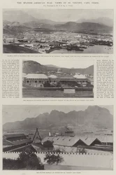 De Spaans-Amerikaanse oorlog, uitzichten van St Vincent, Kaapverdië