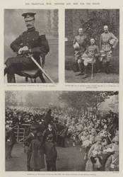 De Transvaal Oorlog, officieren en mannen voor het front