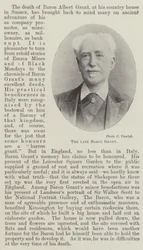 De overleden Baron Grant