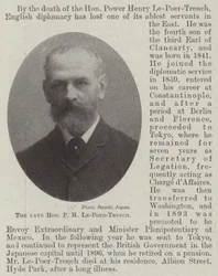 De overleden Honourable P H Le-Poer-Trench