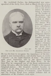 Wijlen de heer Archibald Forbes