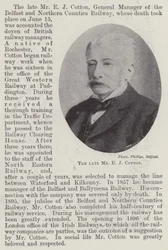 De overleden Mr E J Cotton