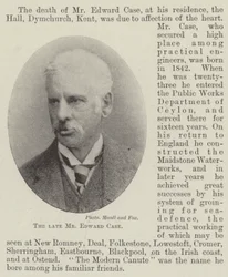 De overleden Mr Edward Case