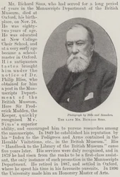 Wijlen de Heer Richard Sims