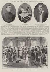 De overleden prins Alfred van Saksen-Coburg-Gotha