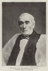 De overleden Eerwaarde Henry Philpott, DD, voormalig Bisschop van Worcester