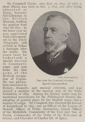 Wijlen Sir Campbell Clarke, Speciale Correspondent