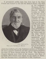 De overleden Sir Edward Hulse