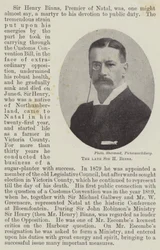 De overleden Sir H Binns