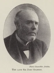 De overleden Sir John Gilbert