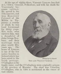 De overleden burggraaf Lismore