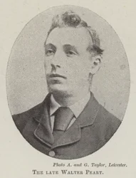 De overleden Walter Peart