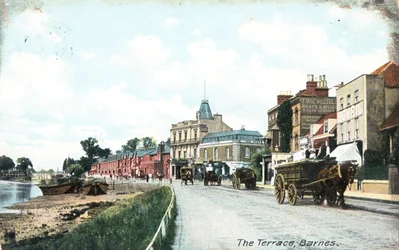 Het terras in Barnes