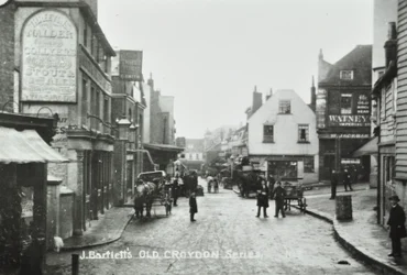 Three Tuns Old Kings Head, Surrey Street, Croydon: algemeen uitzicht, 1885