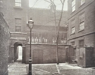 Uitzicht op Barnards Inn, 1879