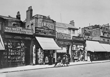 Zicht op Notting Hill Gate, ca. 1913