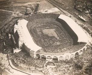 West Ham United vs. Bolton Wanderers, de eerste voetbalwedstrijd die werd gespeeld in het nieuwe Wembley Stadium, 1923