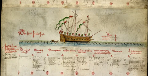 (3e schip op rol) 