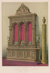 Een Gesneden Notenhouten Buffet