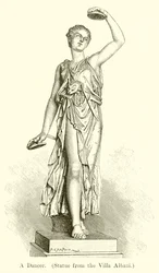 Een danseres (Standbeeld uit de Villa Albani)