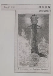 Een vuurtoren - niet Professor Tyndall, uit Moonshine, gepubliceerd 20 december 1884