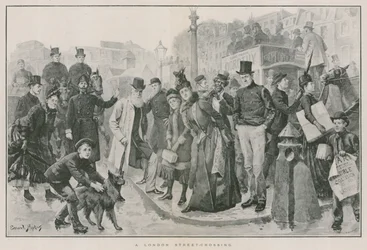 Een Londense straatoversteek