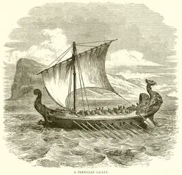 Een Fenicische galei