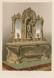 Een Dressoir door Messrs J Taylor en Zoon, Edinburgh