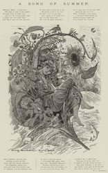 Een zomerlied (gravure)