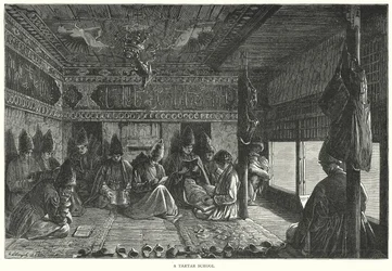 A Tartar School (engraving)