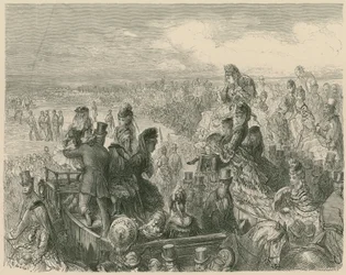 Een cricketwedstrijd op Lords Cricket Ground