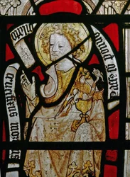 Een zuidelijk raam met St. Johannes
