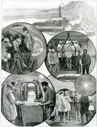 Een bezoek aan de Kanaaltunnel, illustratie