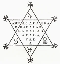 Abracadabra, uit The Ingoldsby Legends or Mirth and Marvels, door Thomas Ingoldsby, gepubliceerd in 1865
