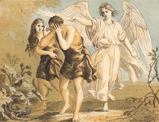 Adam en Eva verdreven uit de Tuin