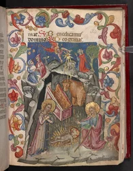 Add. 17466, f.34r De Geboorte