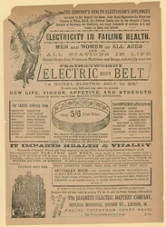 Advertentie voor Elektrische Lichaamsriem