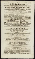 Advertentie voor een uitvoering in het New Theatre Royal