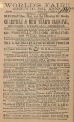 Advertentie voor de Wereldtentoonstelling