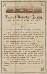 Advertentie voor het Vergunde Slijters Asiel